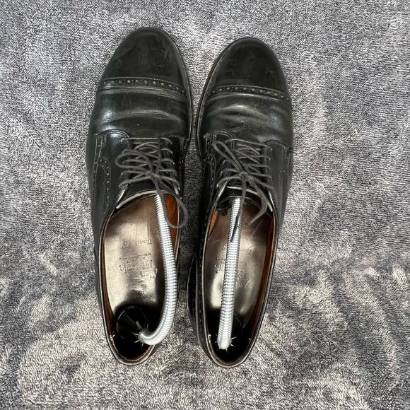 Allen Edmonds Lexington Black Cap Toe Oxford Shoes Mens 9.5 D Leather USA main image 4